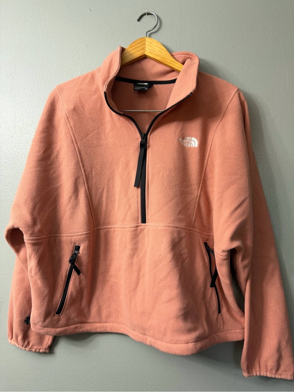 The North Face TKA Attitude 1/4-zip fleece pullover a stand collar XXL